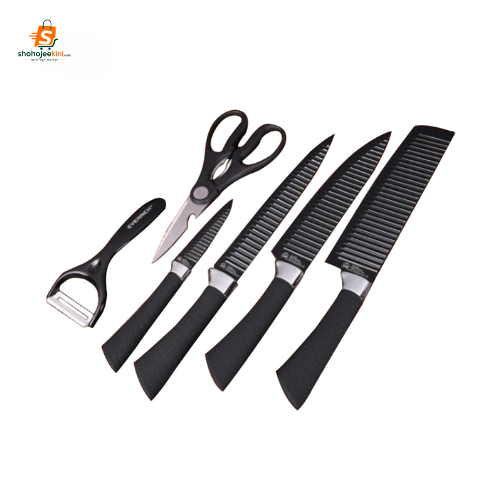 6 Pcs Knife Set - Image 2